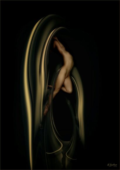 Lie down in Darkness - a Photographic Art Artowrk by Mike Lindtner